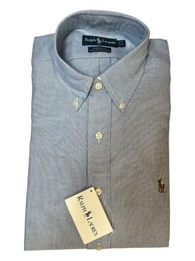 Ralph Lauren CLASSIC Light Blue Button-Down Oxford Shirt
